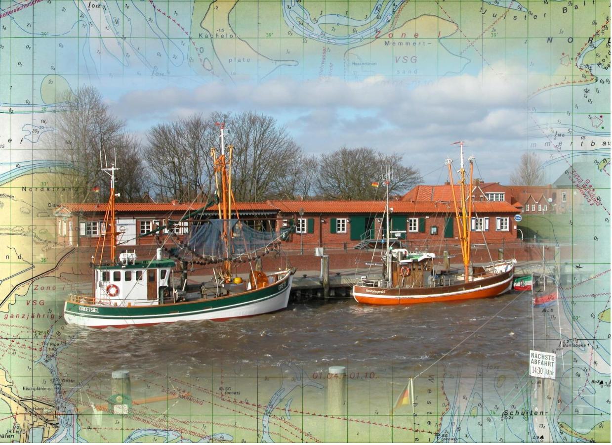 Oltmanns Ferienhaus Bummert Am Hafen Гретзиль Экстерьер фото